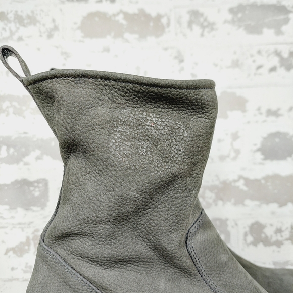 Paul Green Newbury Chunky Ankle Bootie in Iron Grained M852 - Picture 5 of 12